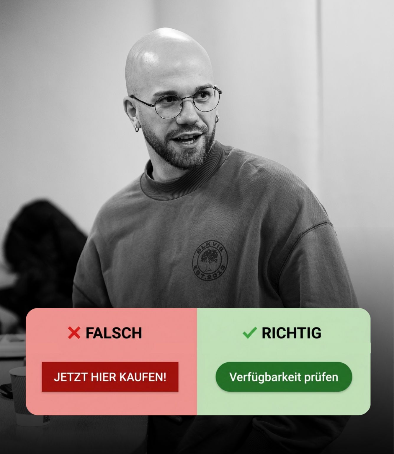 Advertorial Beispiel: Zwei CTAs, ein Gewinner